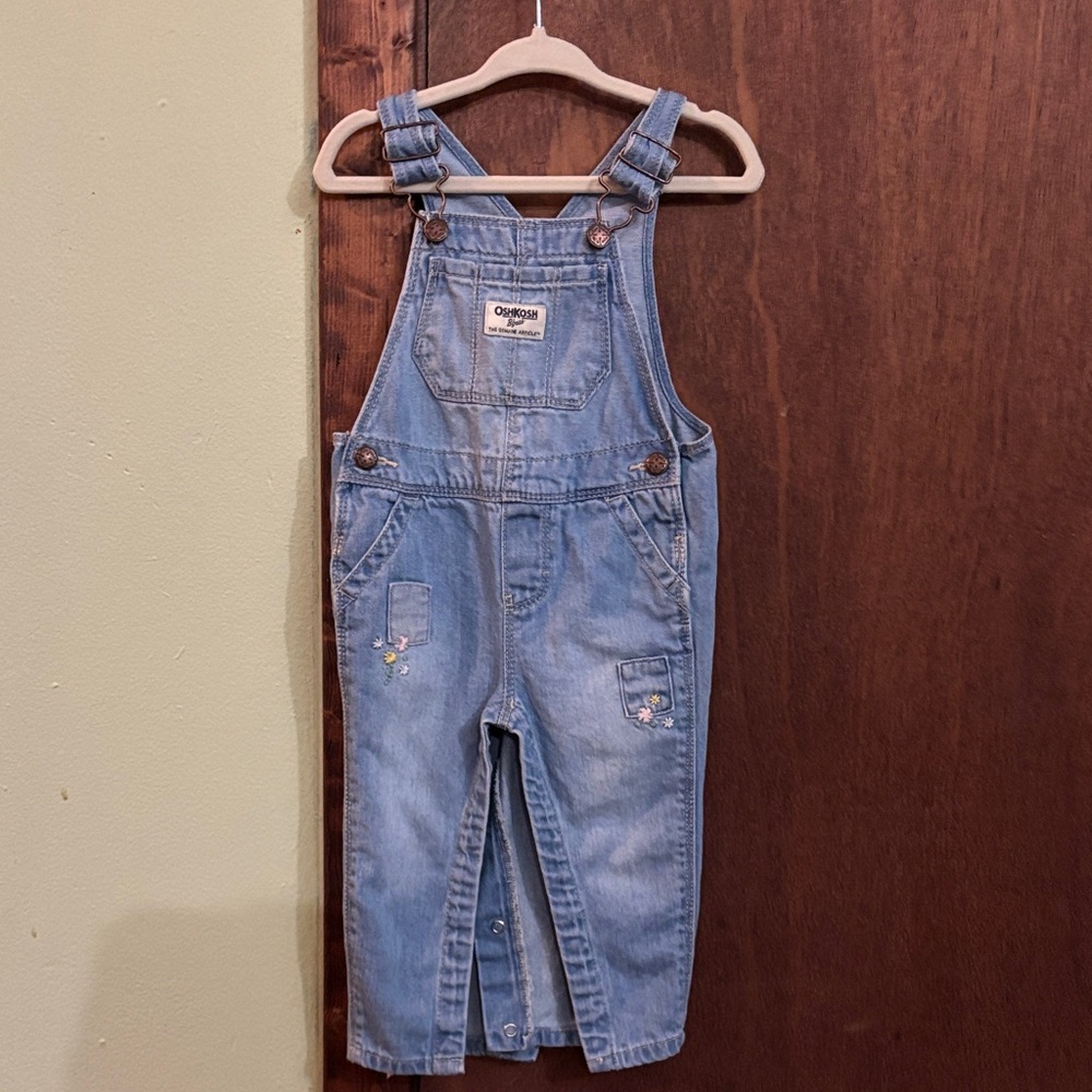 OshKosh B'gosh Light Blue Denim Overalls